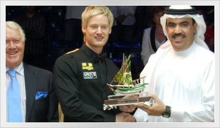 Neil wins the Bahrain Championship 2008