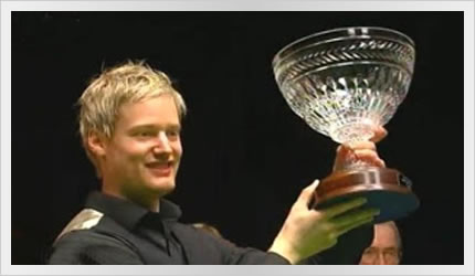 Neil wins the Alex Higgins International 2011